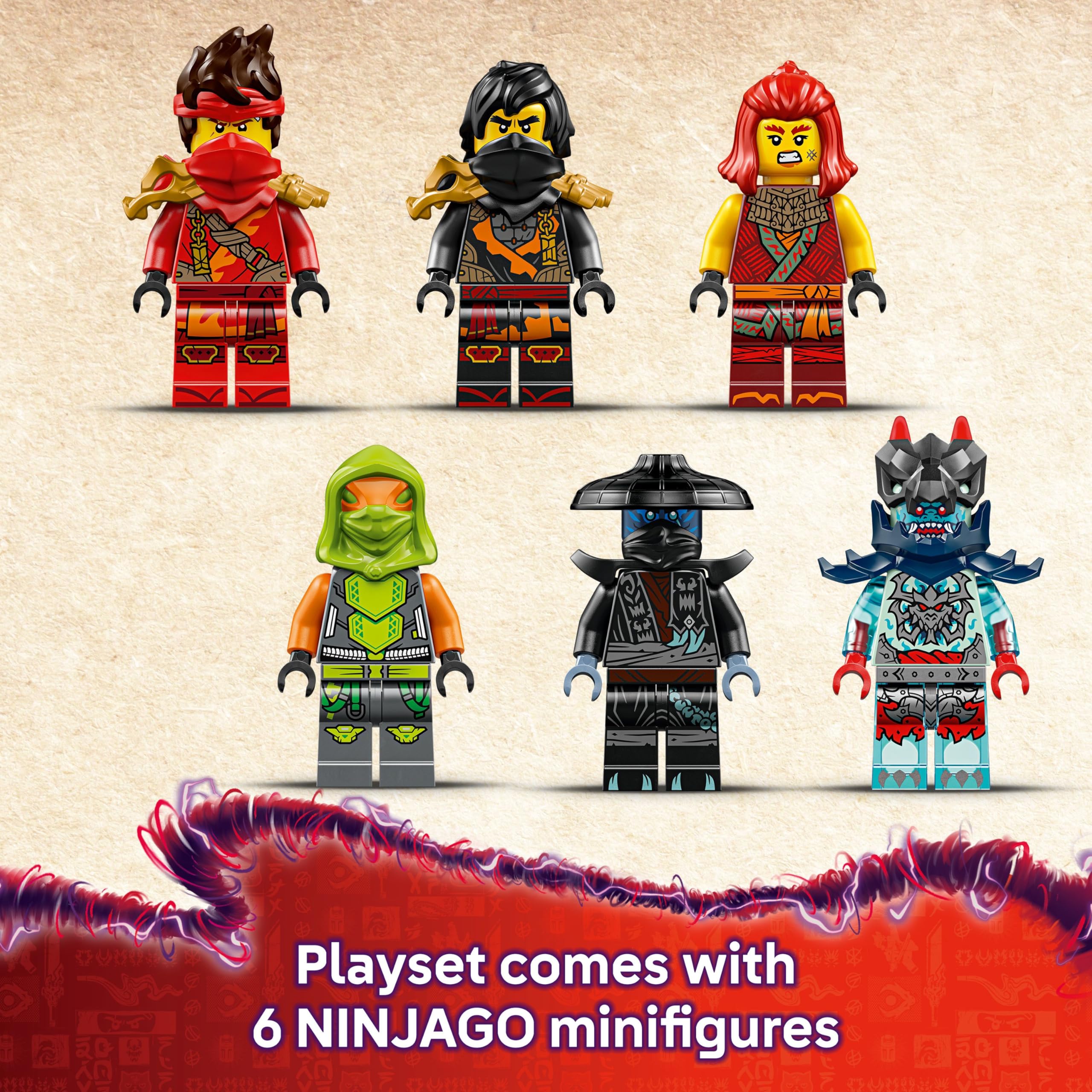 LEGO NINJAGO Ninja Combat Vehicle Set 71844 - 3-in-1 Transforms, 6 Minifigures, Ages 8+ 5