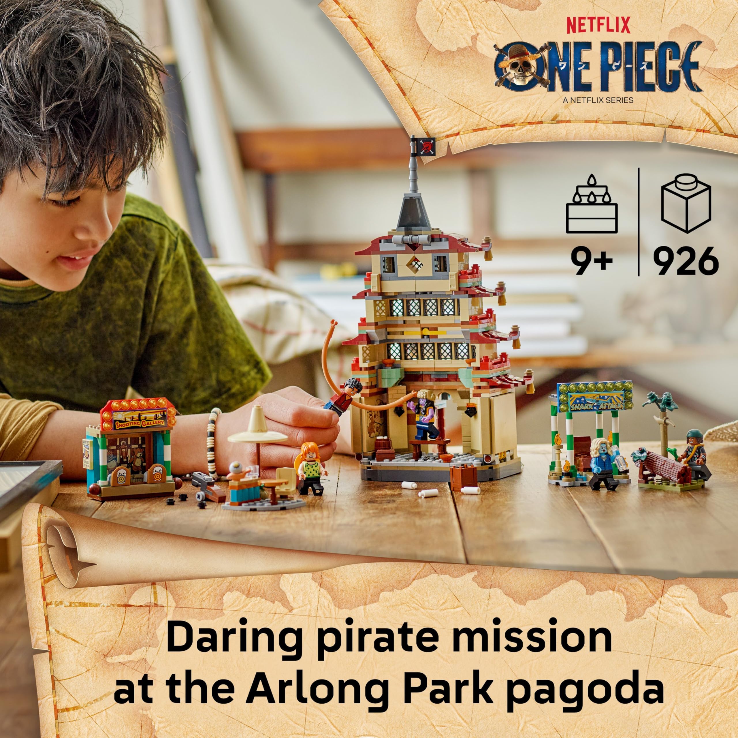 LEGO ONE PIECE Battle at Arlong Park Building Set - 5 Minifigures | Ages 9+ | 75638