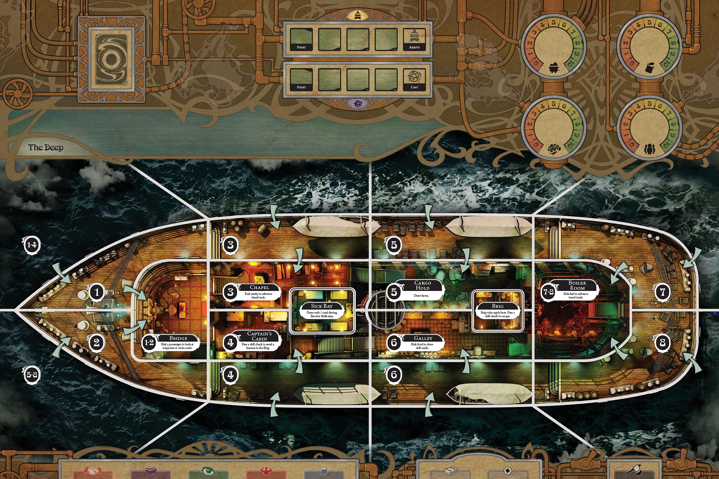 Fantasy Flight Games Unfathomable Board Game | Ages 14+ | 3-6 Players | 120-240 Min 2