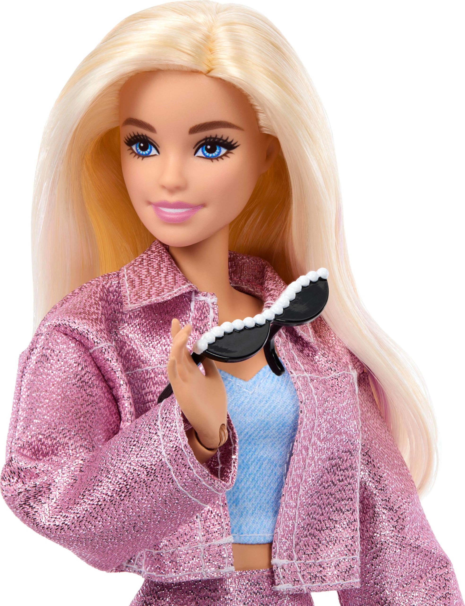 Barbie Deluxe Style Doll - Color Change Hair, 4 Fashions, Interchangeable Hands | JNC61