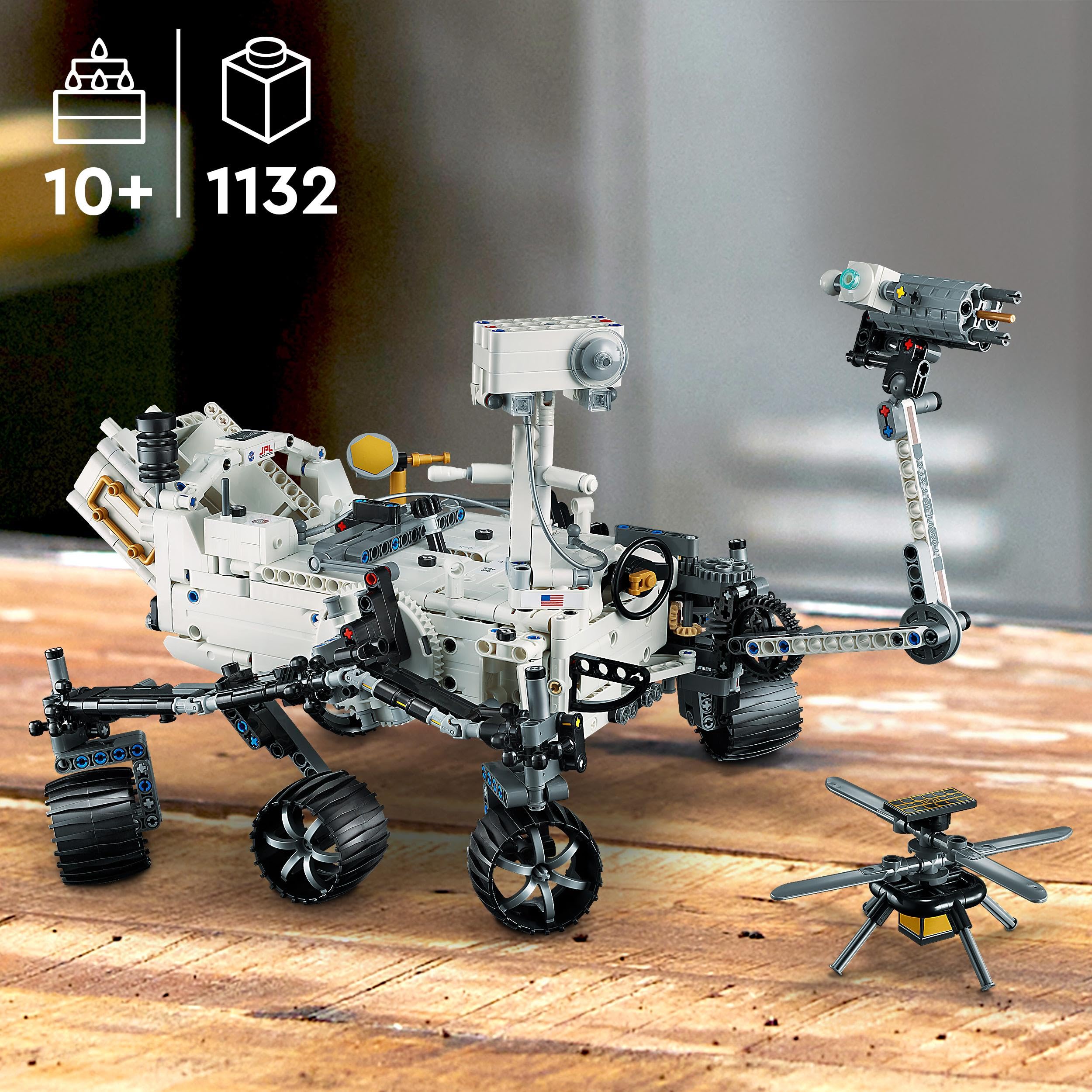 LEGO 42158 Technic NASA Mars Rover Perseverance Space Set with AR Experience | Ages 10+