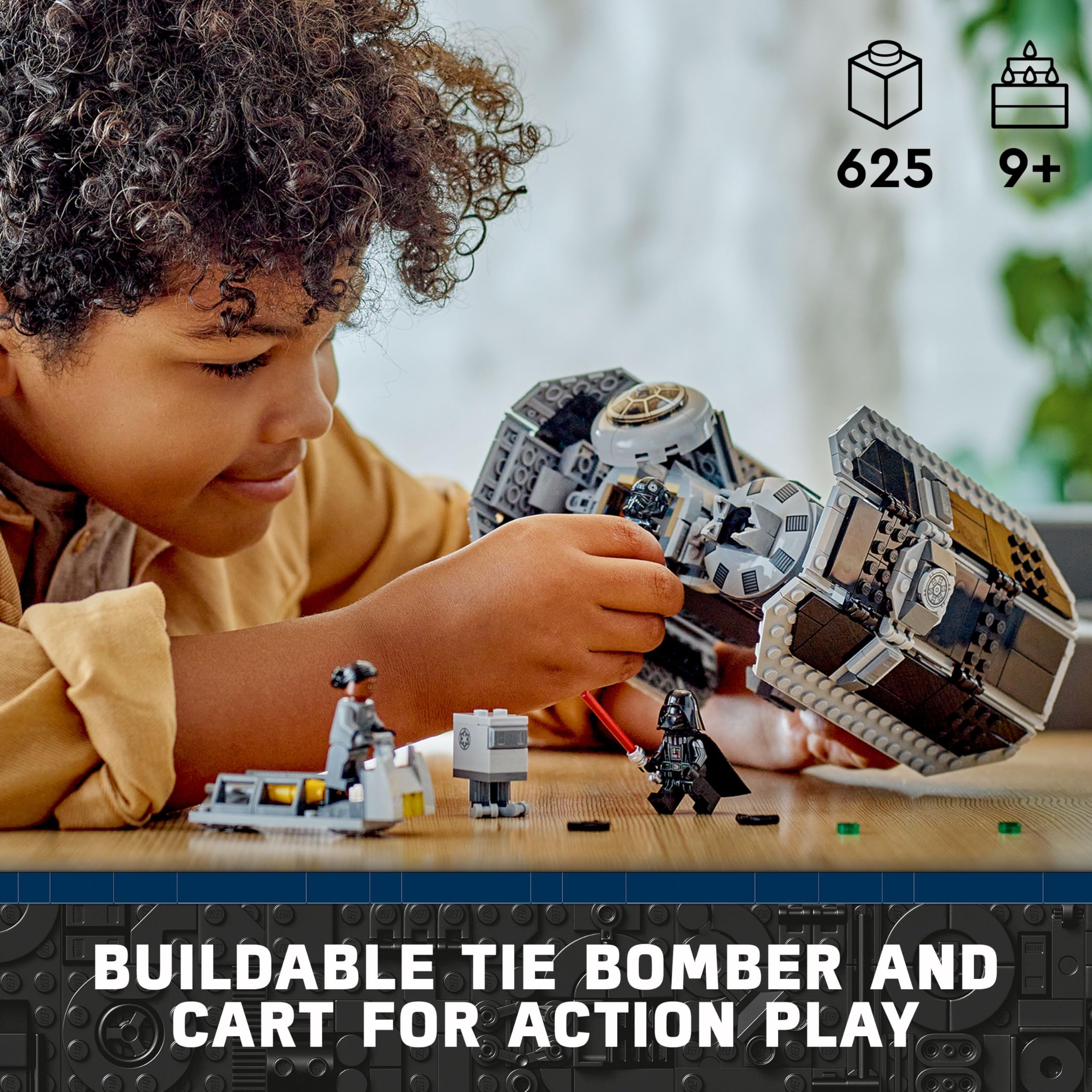 LEGO Star Wars 75347 TIE Bomber Building Set | Torpedo-Dropping Function | Incl. 3 Minifigures & Droid | Ages 9+ 2
