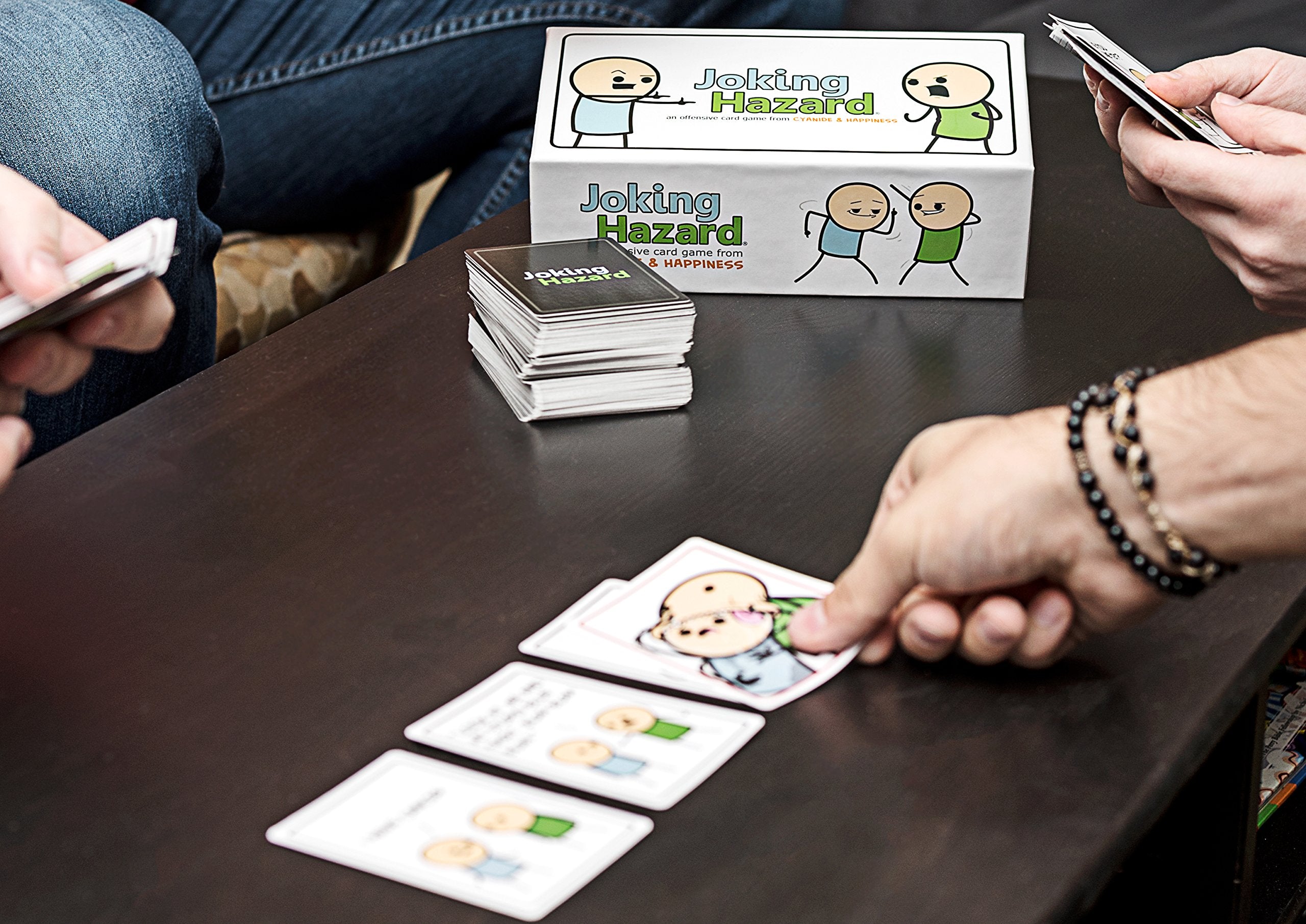 Joking Hazard - Cyanide & Happiness Comic Building Party Game | 3+ Players | 360 Cards 2