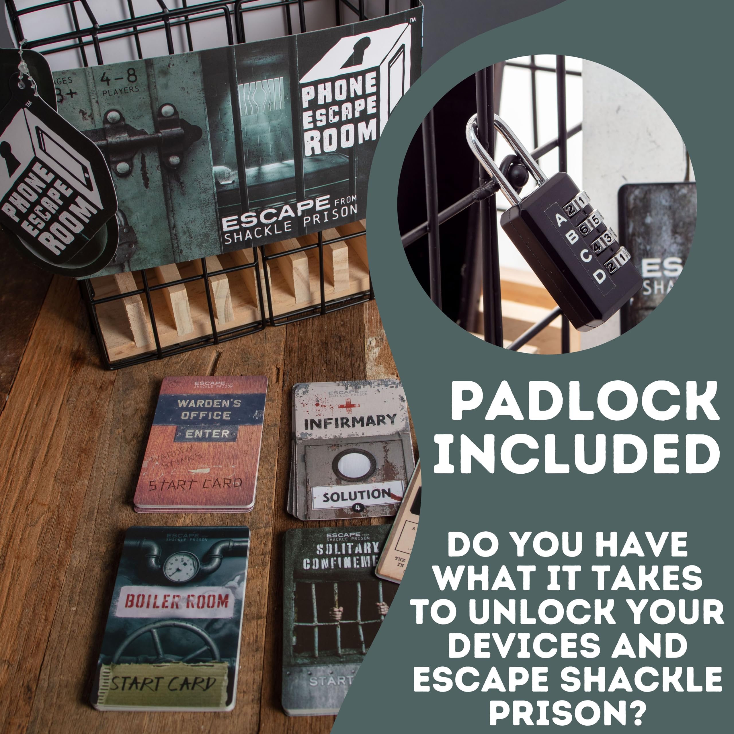 Boxer Gifts Phone Escape Room Game - Solve the Puzzle, Escape from Prison, Family Challenge for Kids Ages 8+ 12