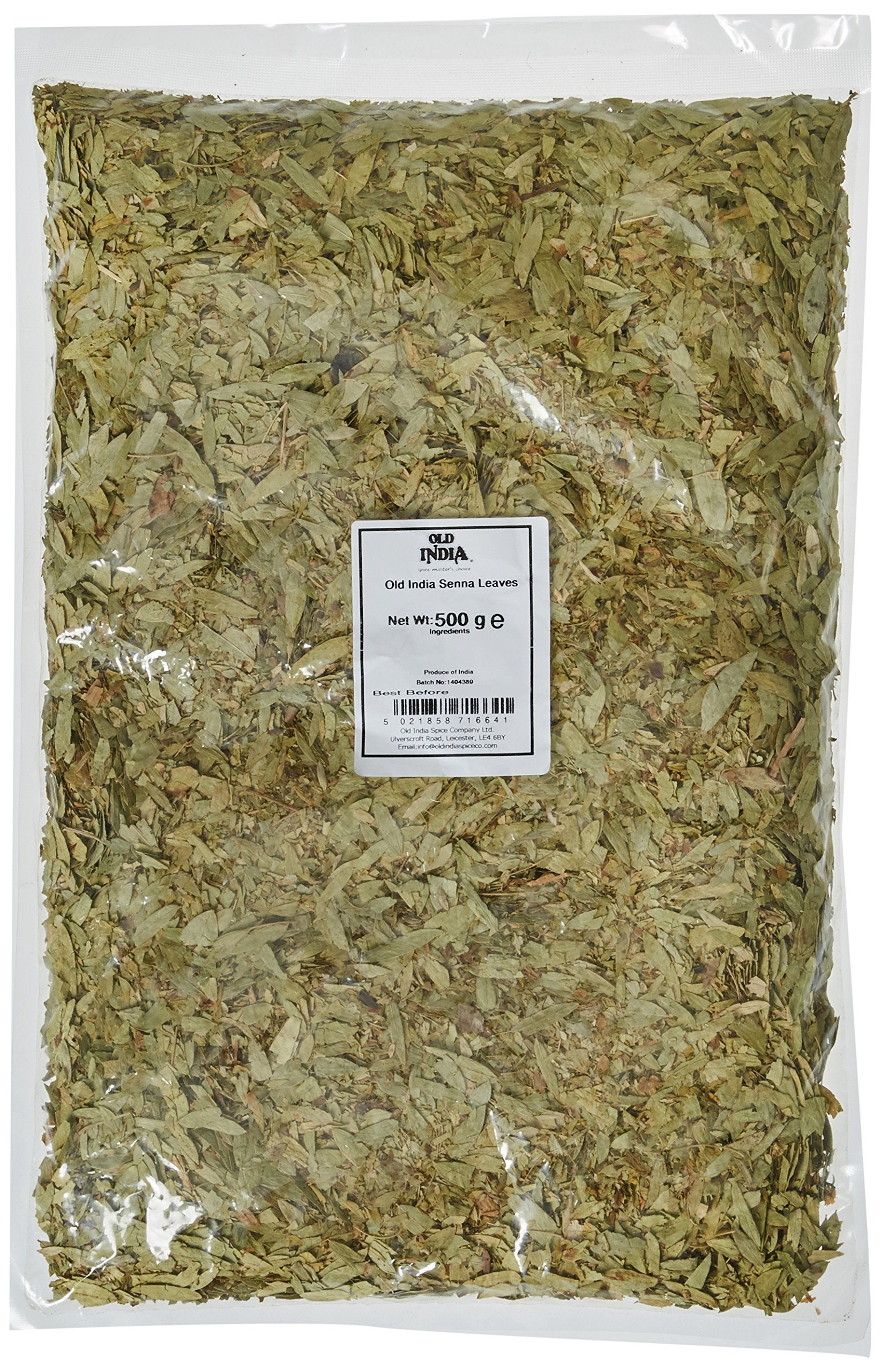 Old India Senna Leaves - 100% Natural Whole Spice | 500g Pack