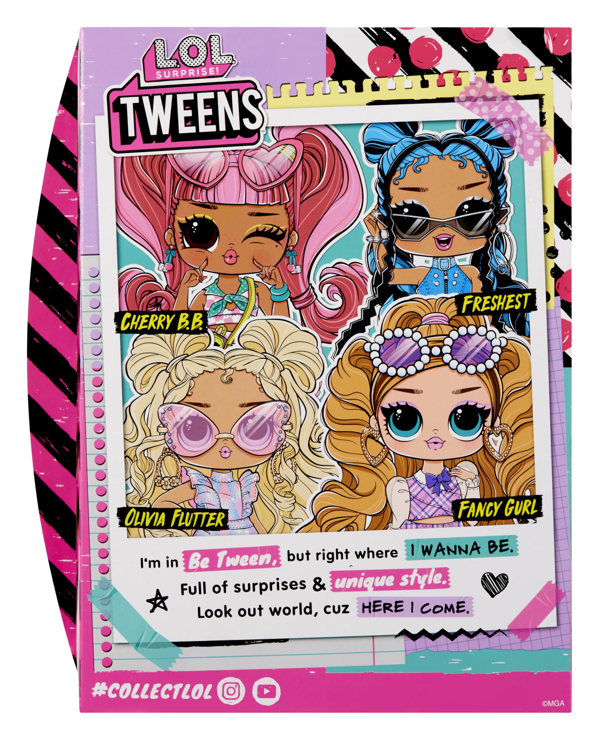 L.O.L. Surprise! Tweens Core Doll - Cherry B.B. - Articulated Fashion Doll with Outfit, Accessories & Journal - 4 to Collect 7