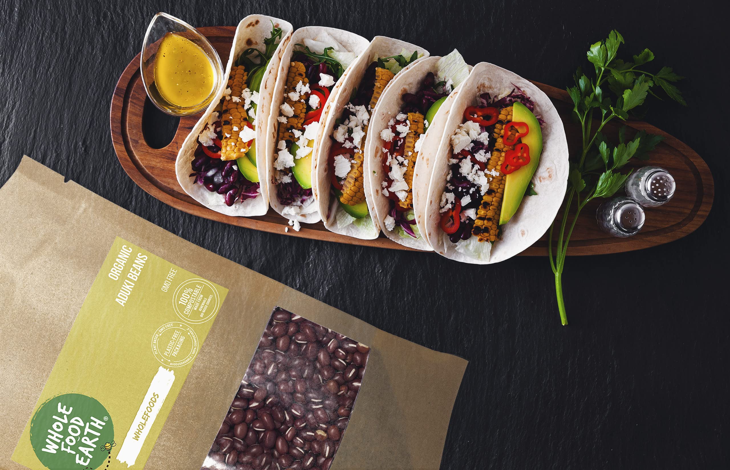 Wholefood Earth Organic Aduki Beans 1kg | Vegan, GMO Free, High Fibre | Certified Organic 5