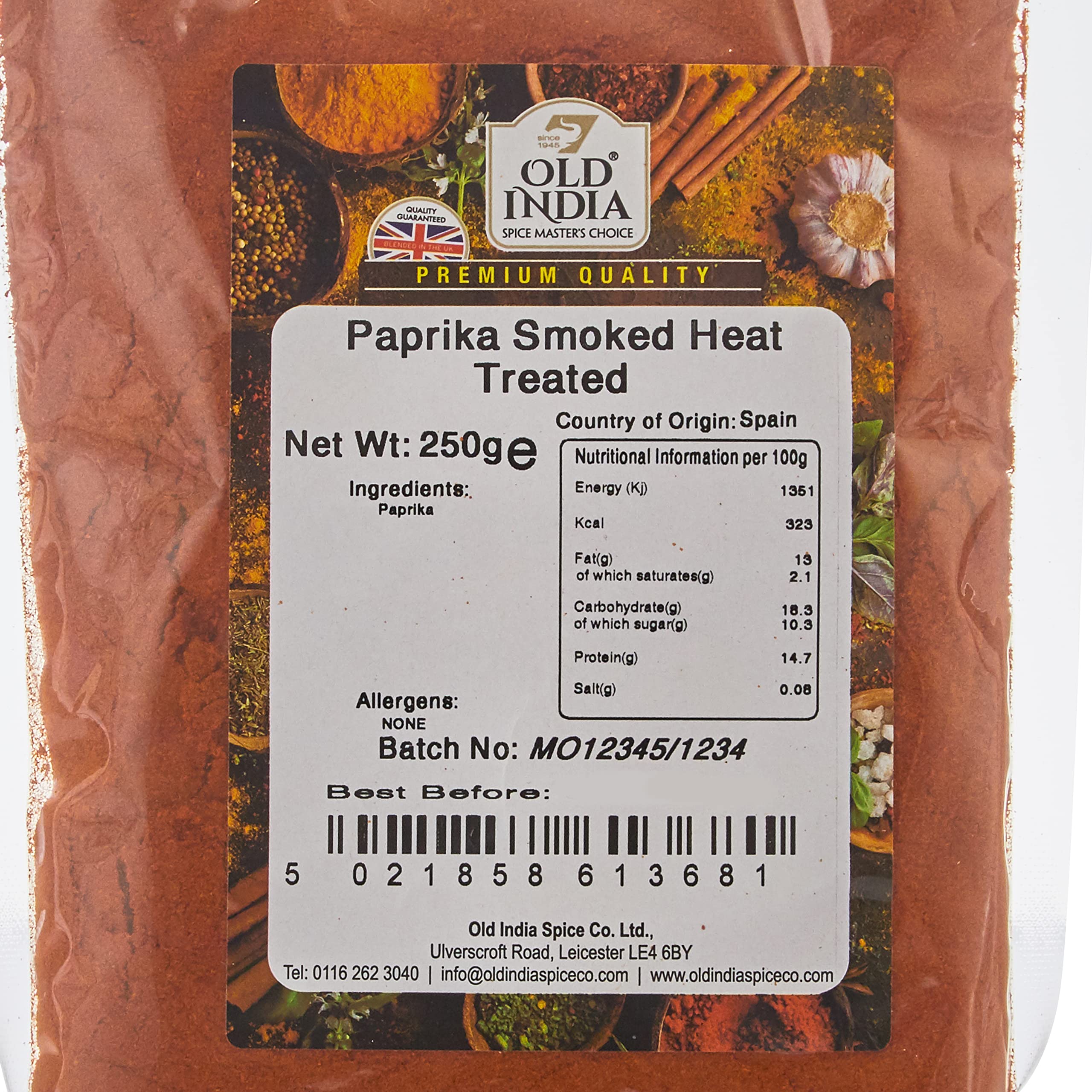Old India Smoked Heat Treated Paprika Powder - 250g | 100% Natural | Spain Origin 2