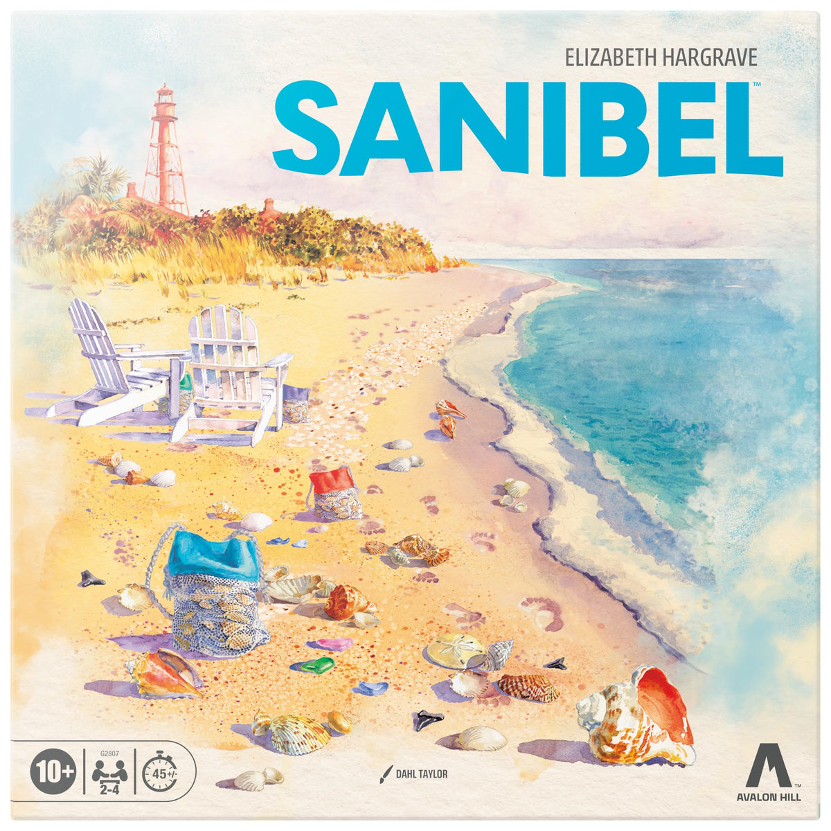 Avalon Hill Sanibel Board Game - Tile Placement Strategy | Ages 10+ | 2-4 Players