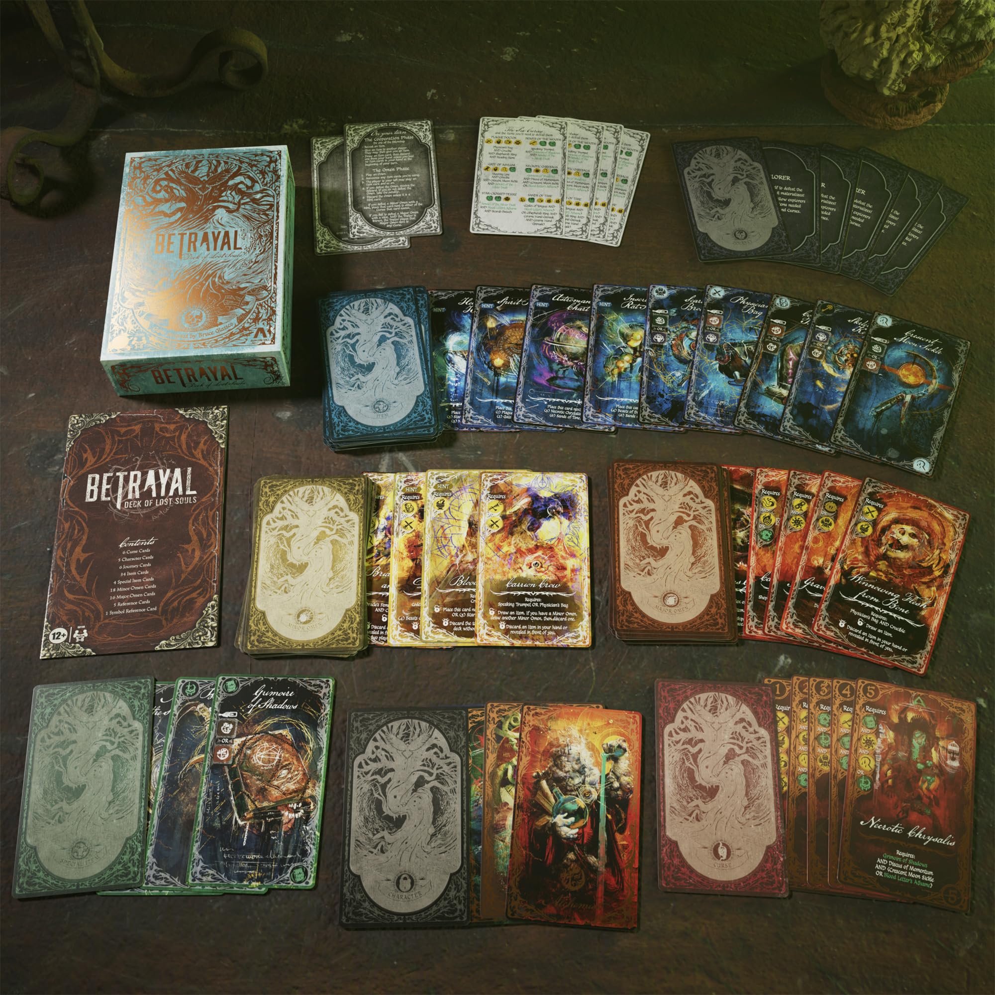 Avalon Hill Betrayal Deck of Lost Souls Card Game - Horror Strategy Game | 3-5 Players | Ages 12+