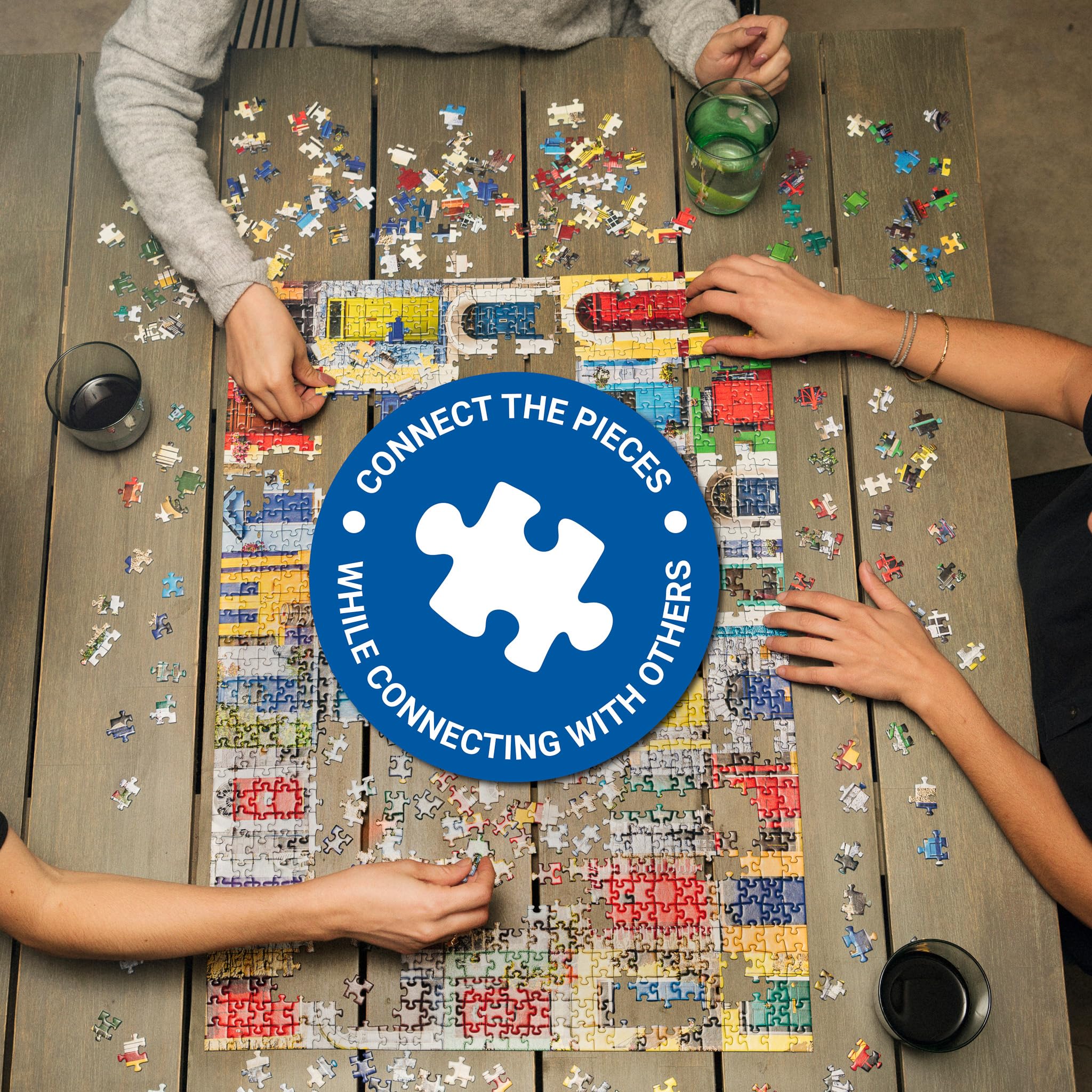 Ravensburger Down the Lane No.3 Seaview Lane 1000 Piece Jigsaw Puzzle 5