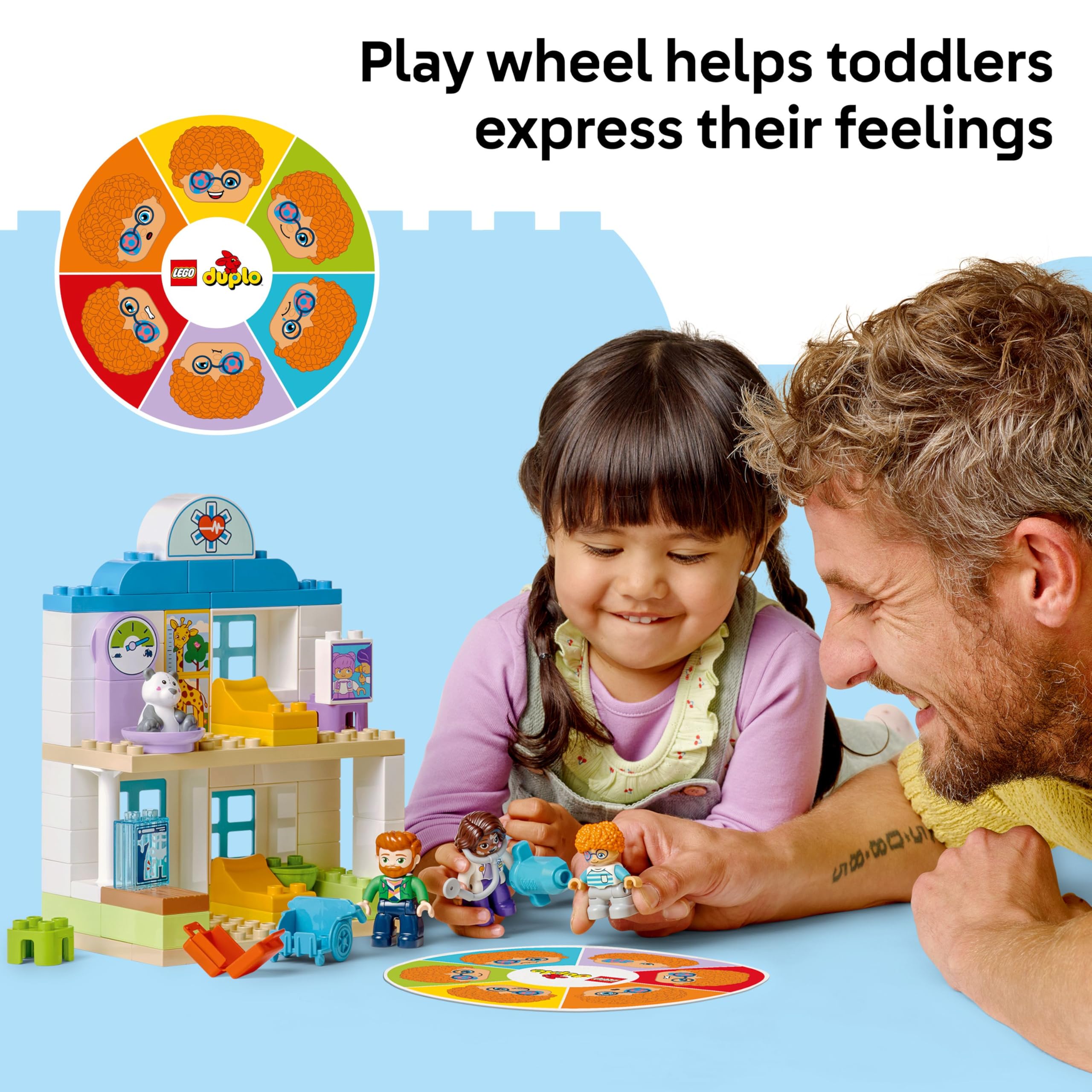 LEGO DUPLO First Time: Visit to the Doctor - Role Play Building Set for Toddlers 2+ 10