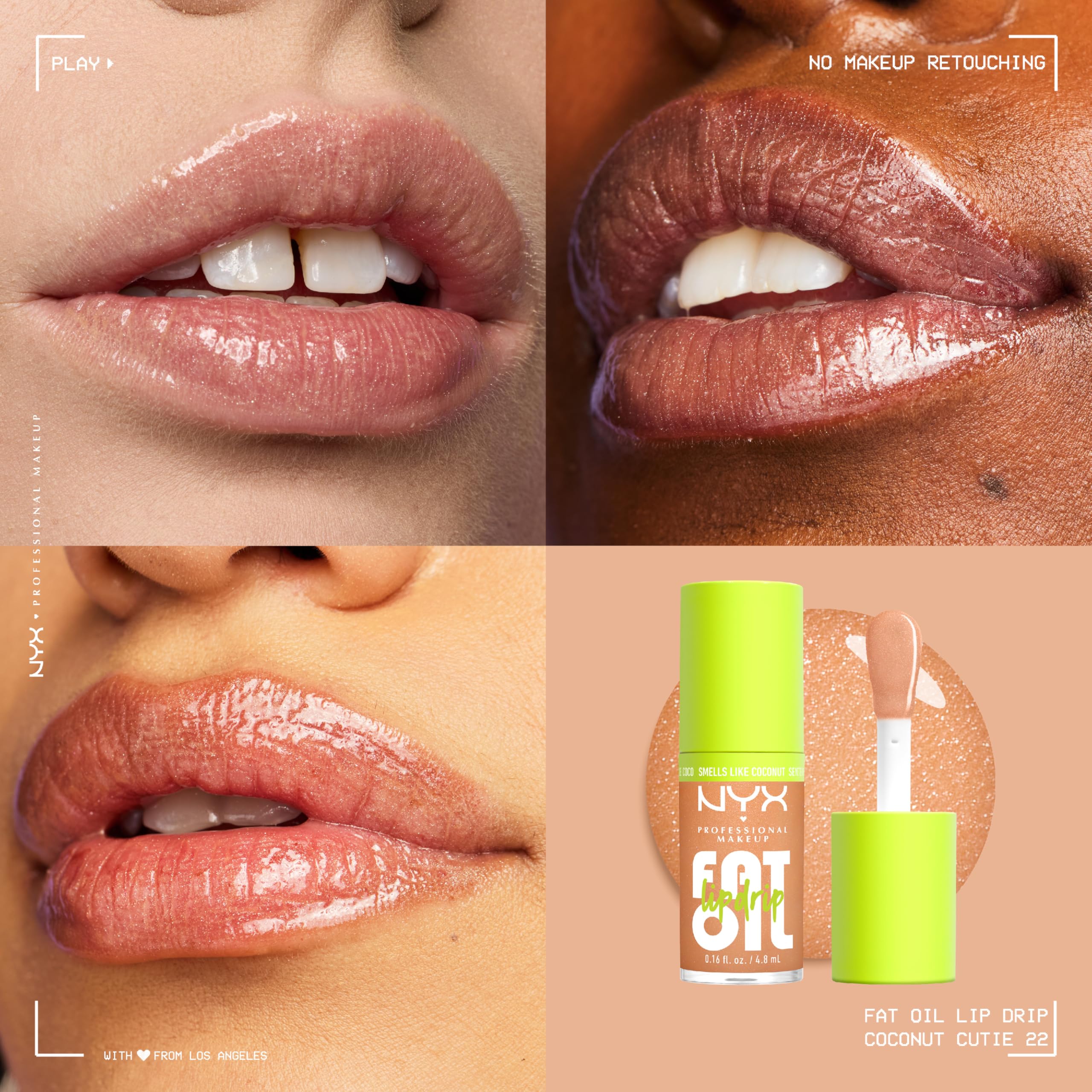 NYX PROFESSIONAL MAKEUP Fat Oil Lip Drip High Shine Tinted Gloss - 12 Hour Hydration | Vegan Formula 2
