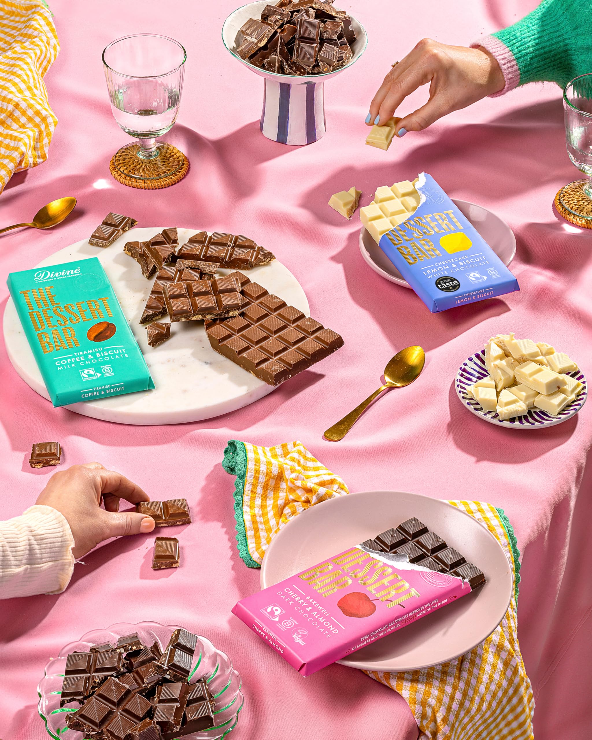 Divine Chocolate Lemon Cheesecake Dessert Bar with Lemon Crips | 180g 3