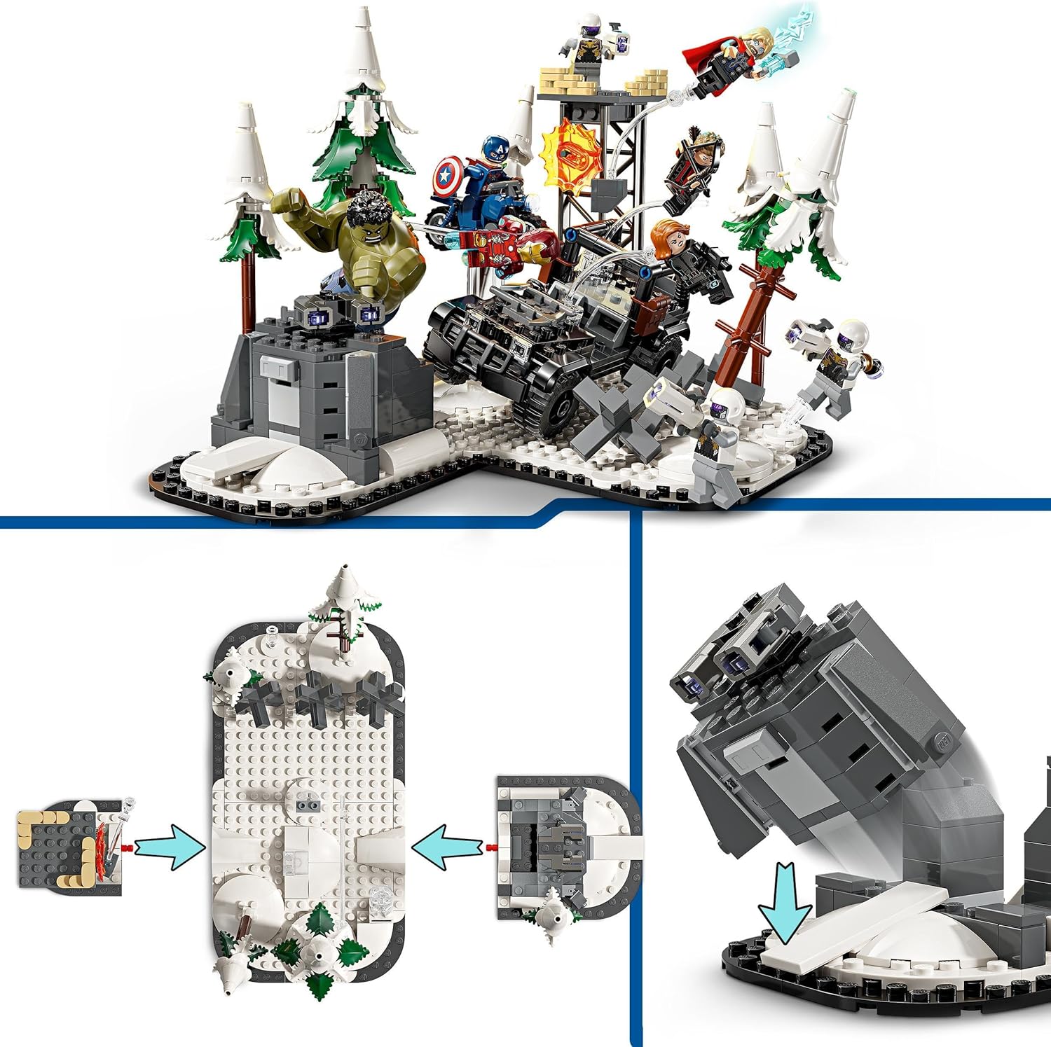 LEGO Marvel The Avengers Assemble: Age of Ultron - 613-Piece Buildable Super Hero Playset for Ages 10+ 8