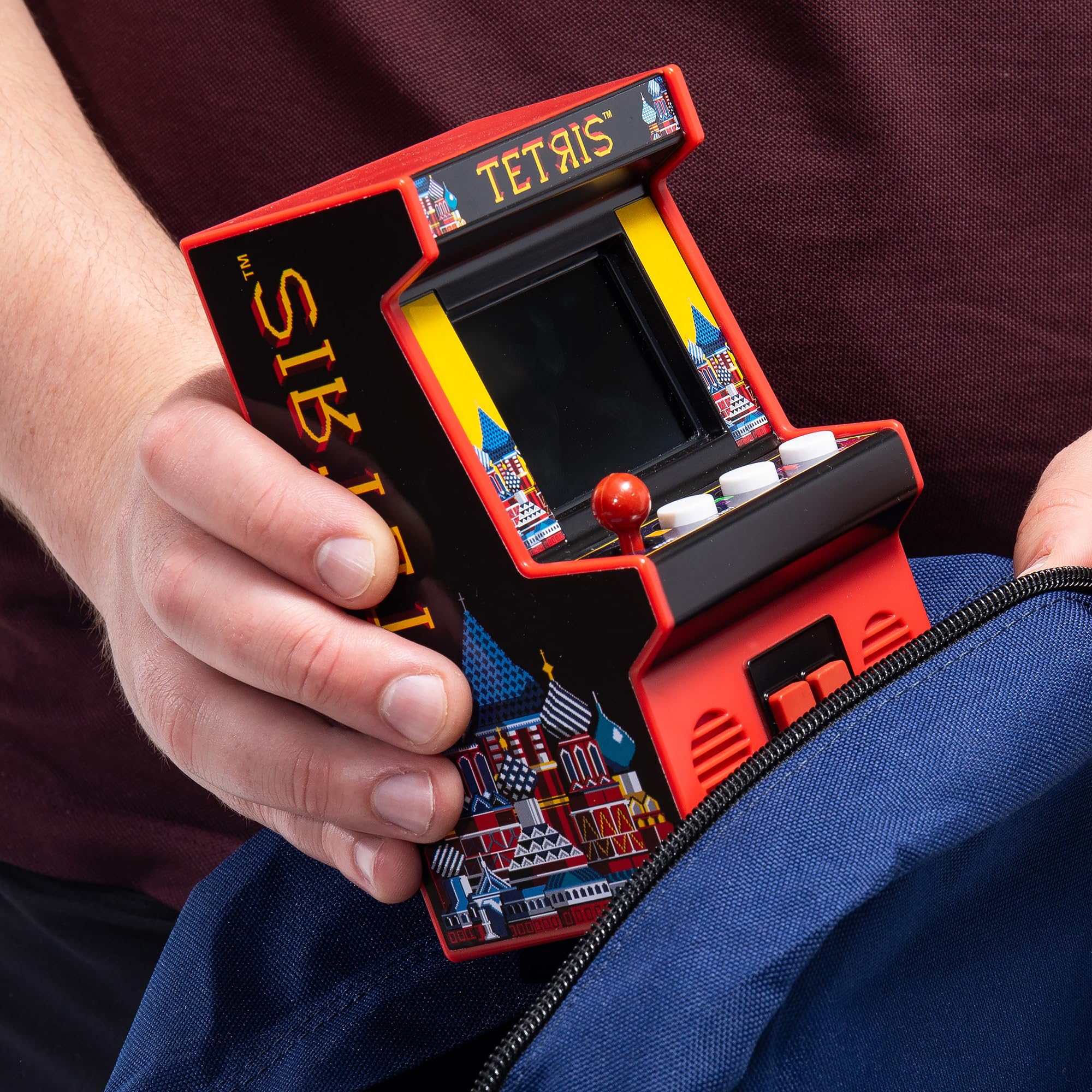 Mini Tetris Arcade Game Machine - Retro Electronic Handheld with Color Screen, Ages 8+ 6