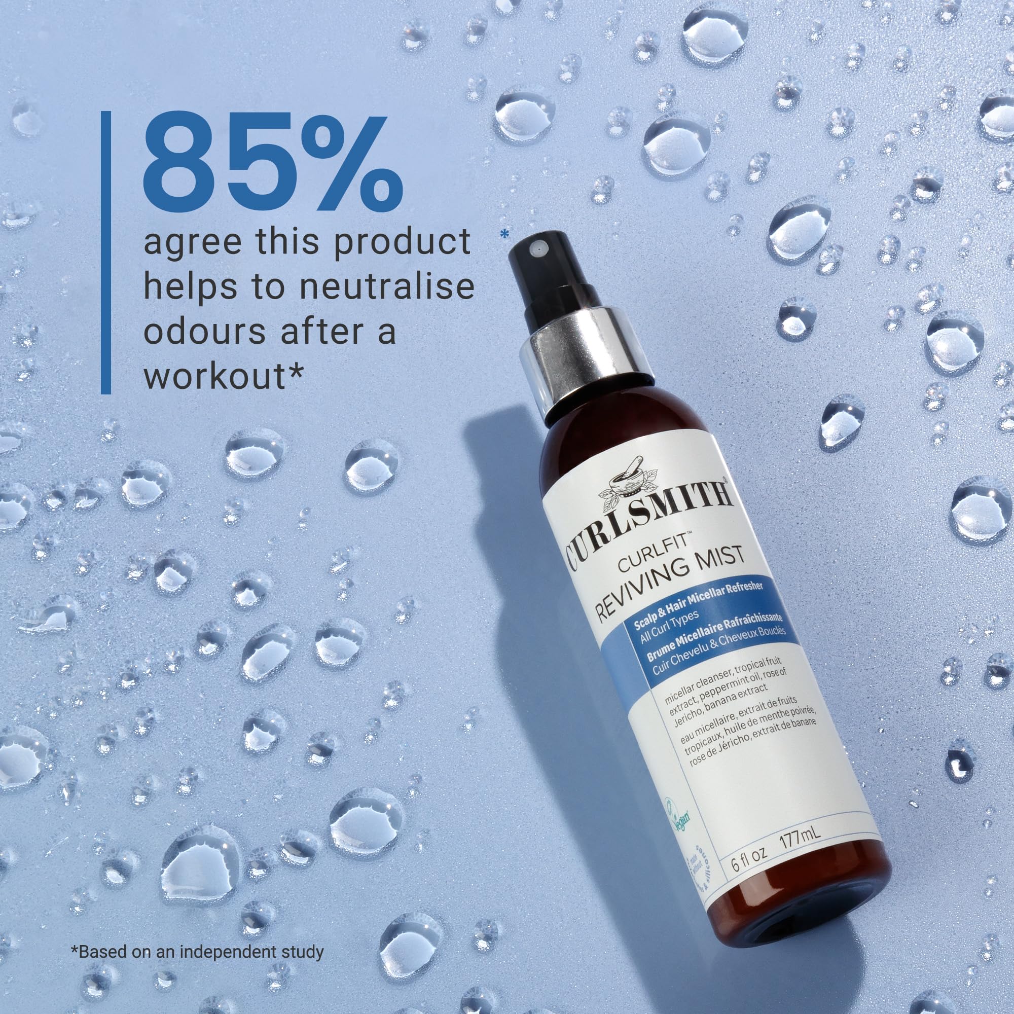 CURLSMITH Curlfit Reviving Mist - Micellar Refresh Spray for Curls | 177 ml 4