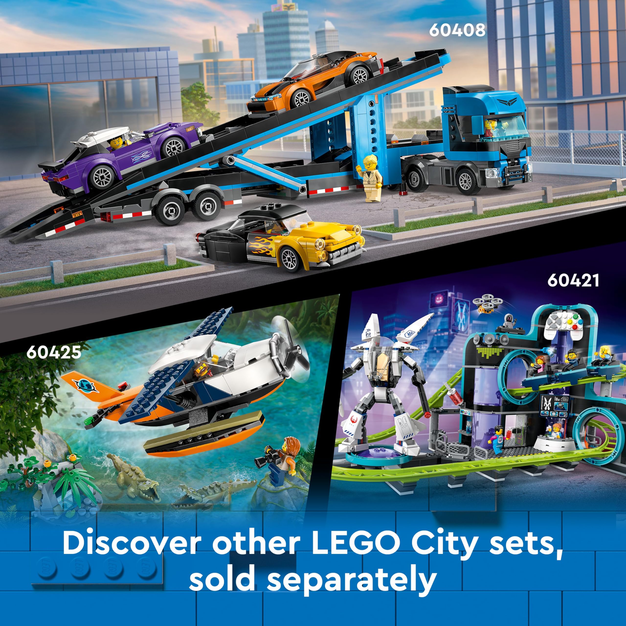 LEGO City Red Double-Decker Sightseeing Bus 60407 Building Set for Ages 7+ 7