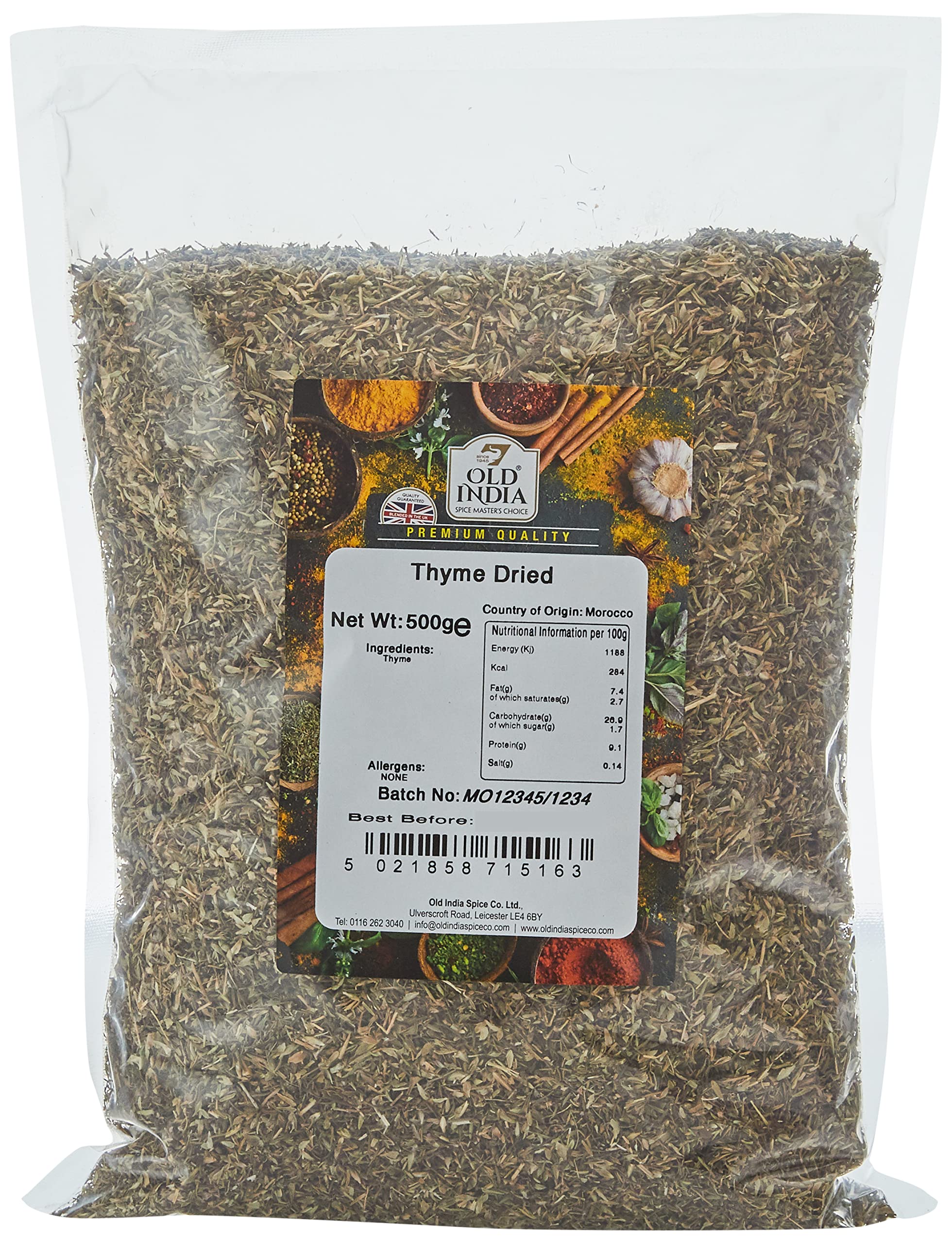Old India Thyme Whole Spice - 100% Natural | 500g Pack 1
