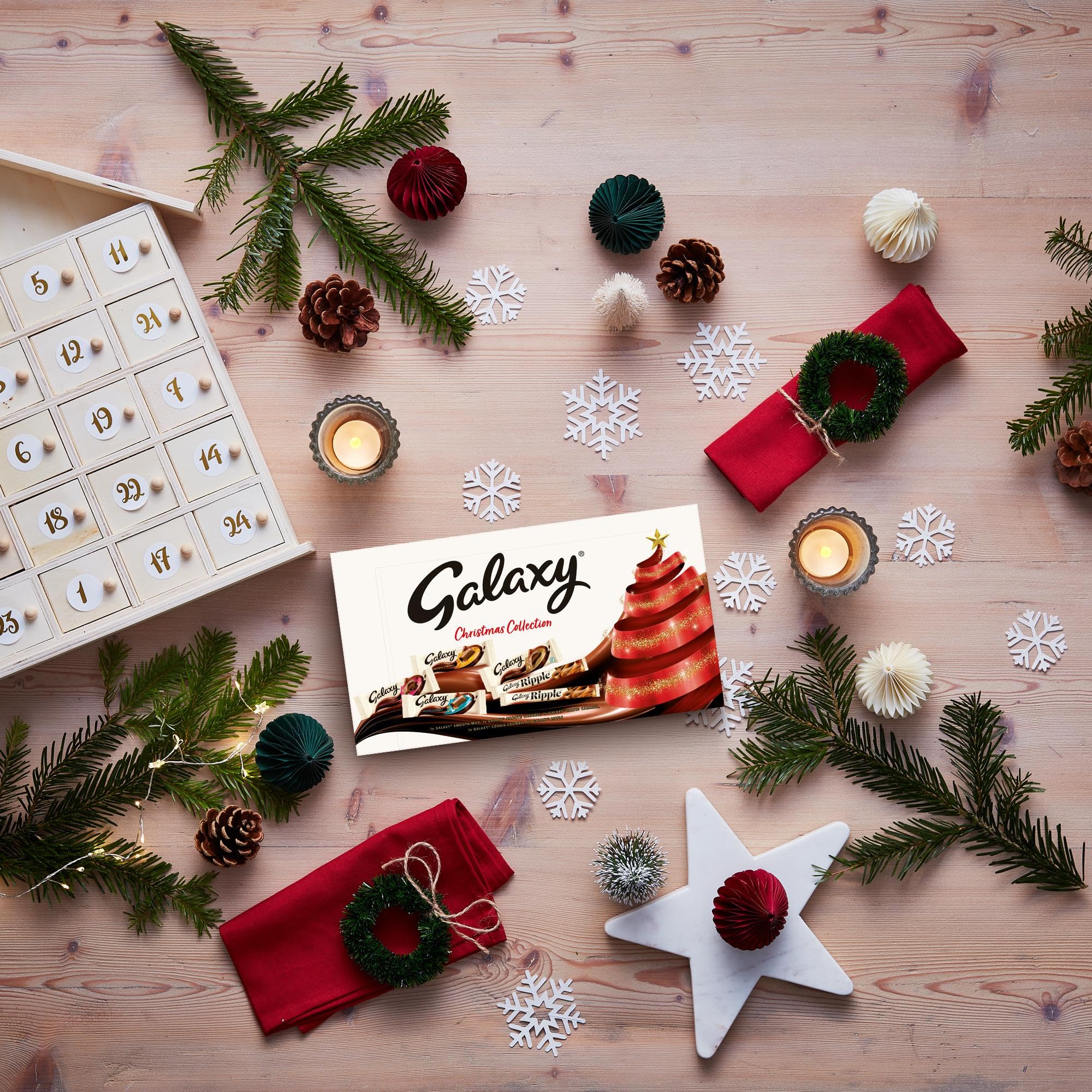 Galaxy - Christmas Chocolate Gift Box Variety Pack 6