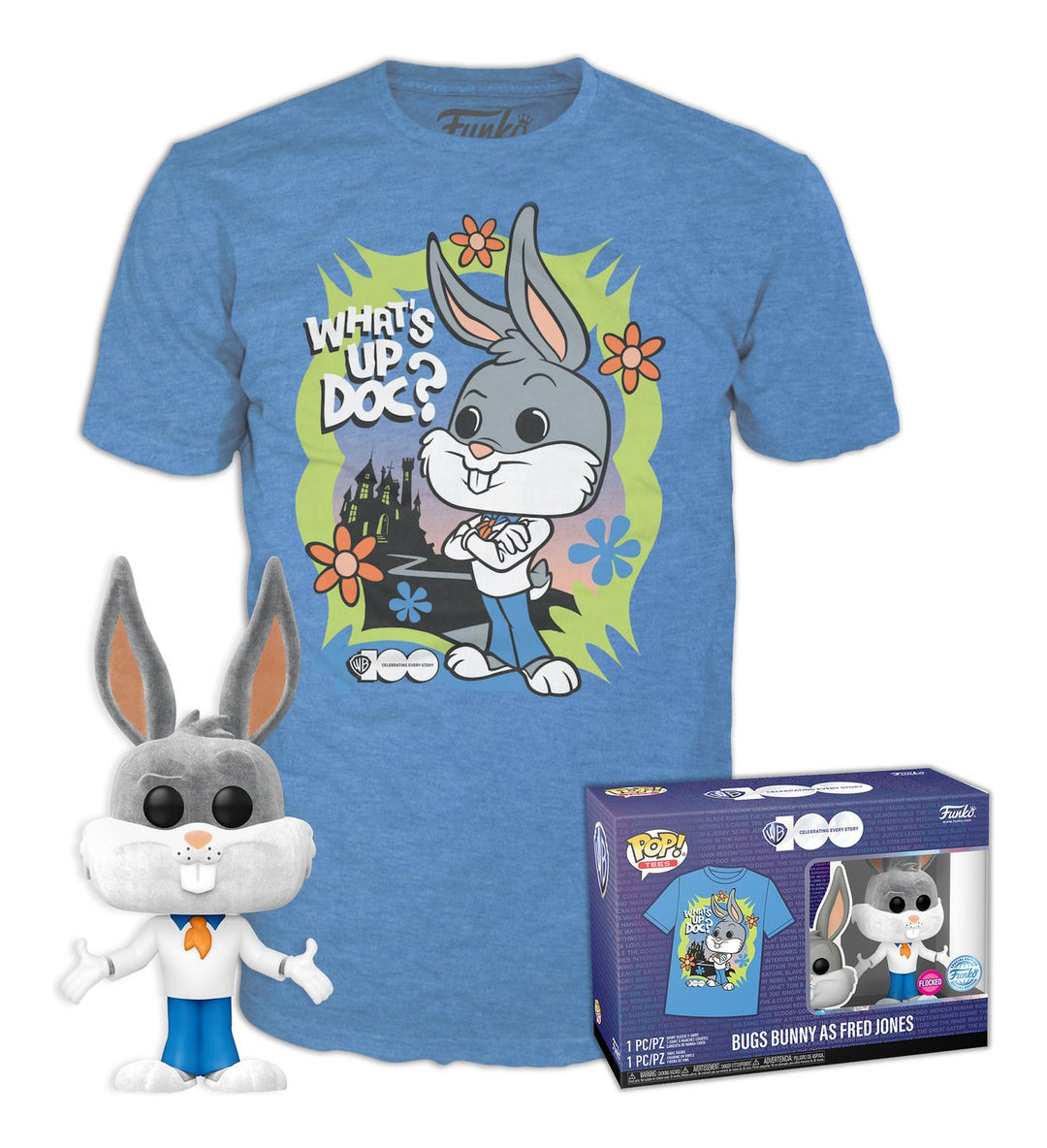 Pop! & Tee - Bugs Bunny as Fred (S)