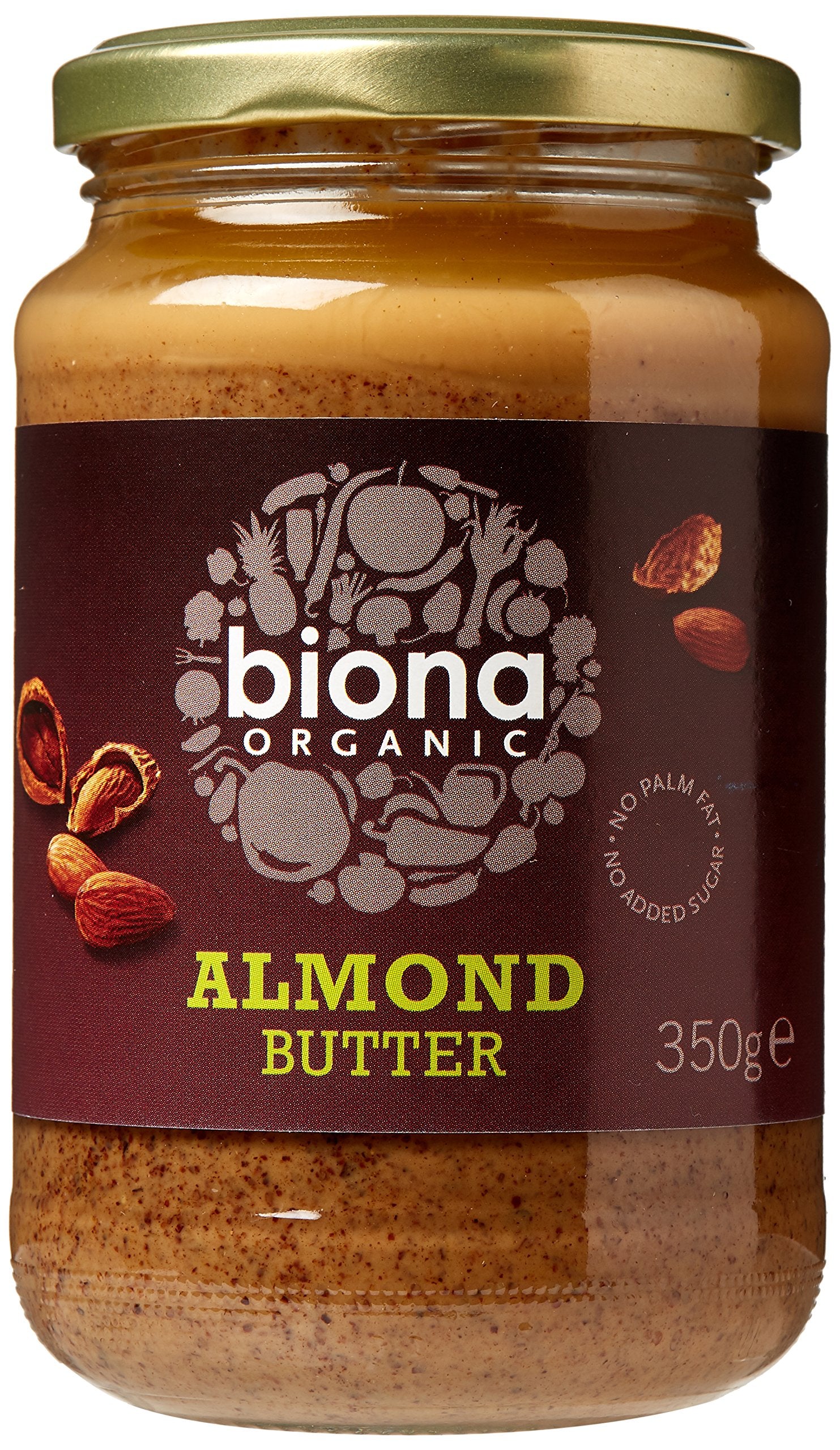 Biona Organic Almond Butter - No Added Salt or Palm Fat | 350g 1