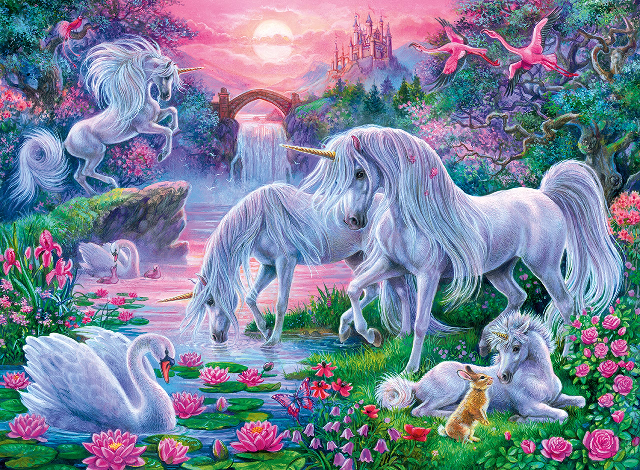 Ravensburger Unicorns in Sunset Glow -150 Piece Jigsaw Puzzle with Extra Large Pieces for Kids7 Years & Up 12