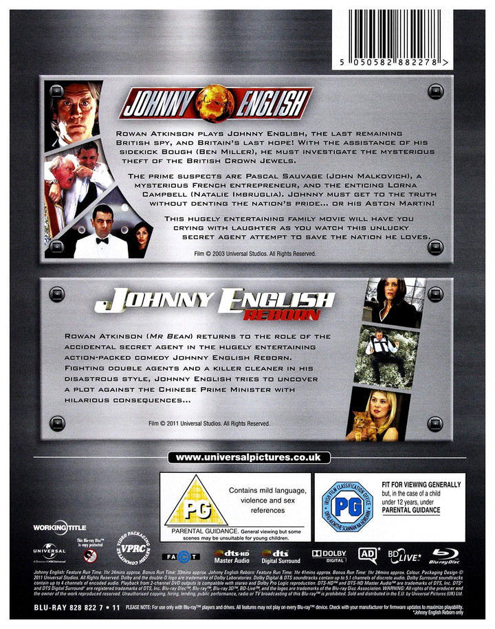 Johnny English / Johnny English Reborn Double Pack [Blu-ray]