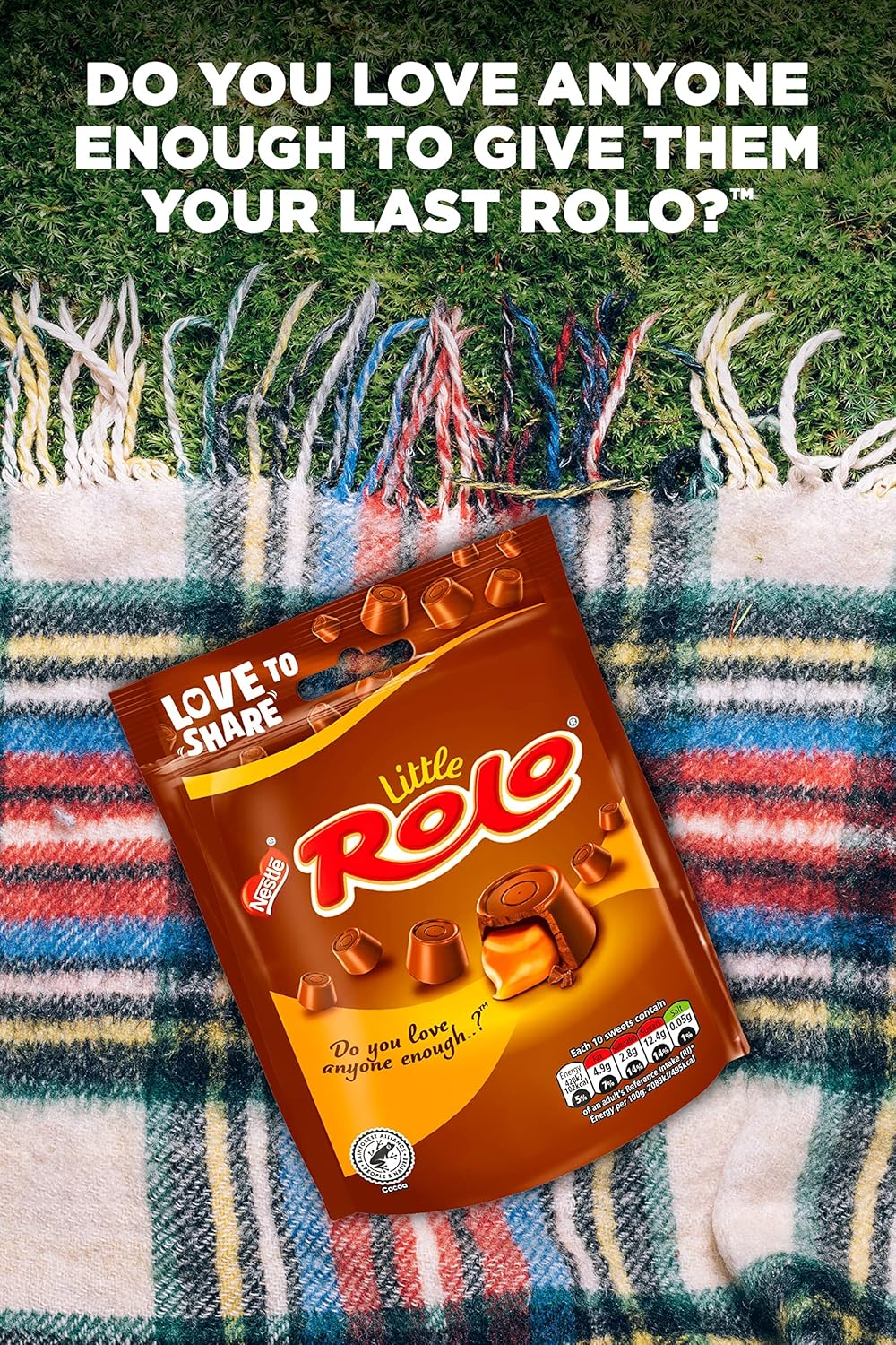 Nestlé - Little ROLO Milk Chocolate and Caramel Sharing Bags Multipack 9