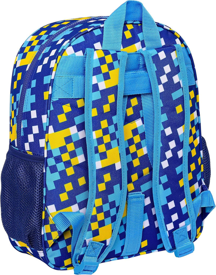 SAFTA SONIC Children's School Backpack, Adaptable to Cart (M640)