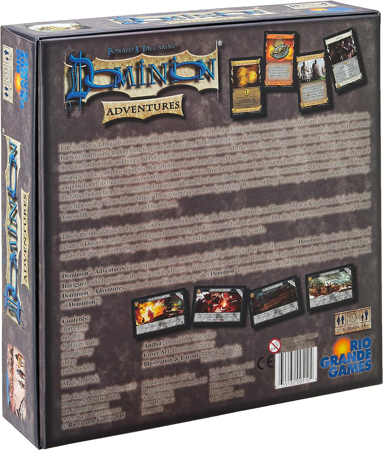 Rio Grande Games Dominion: Adventures Expansion 4