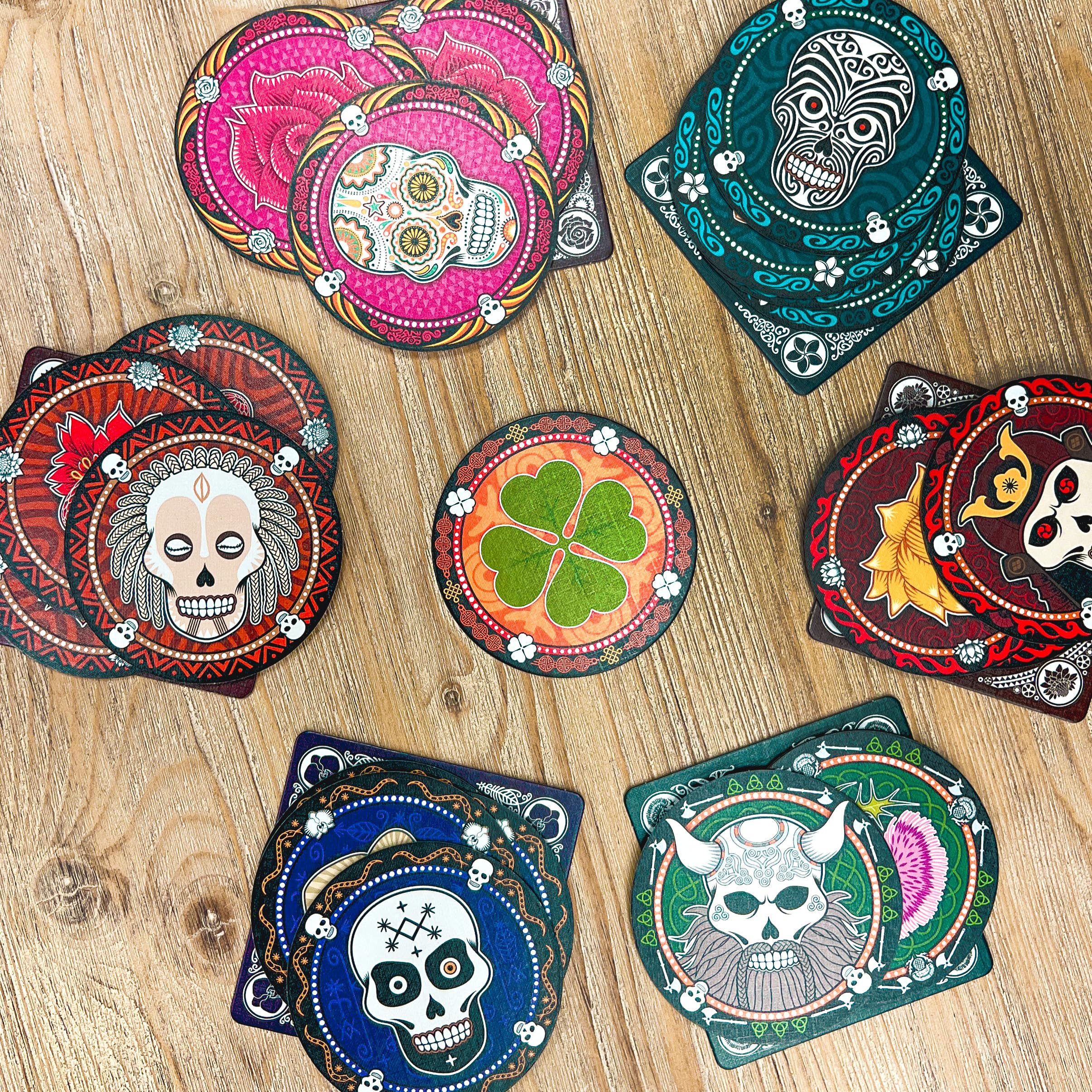 Space Cowboys Skull Bluffing Card Game | Ages 10+ | 3-6 Players | 20-30 Min Play Time 3