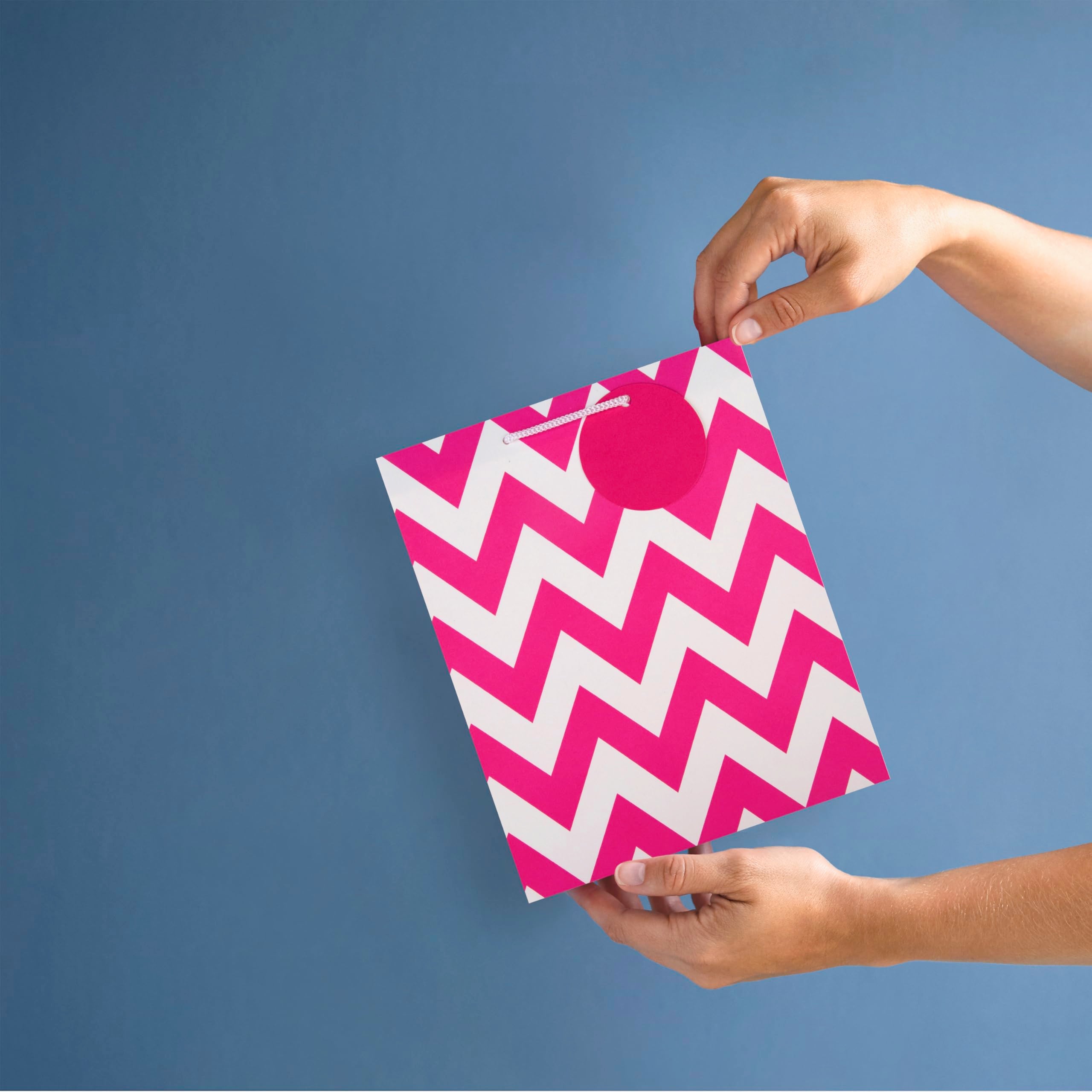 Hallmark Medium Gift Bags Multipack - 4 Bags | Yellow, Pink, Blue, Black | Matte Finish 2