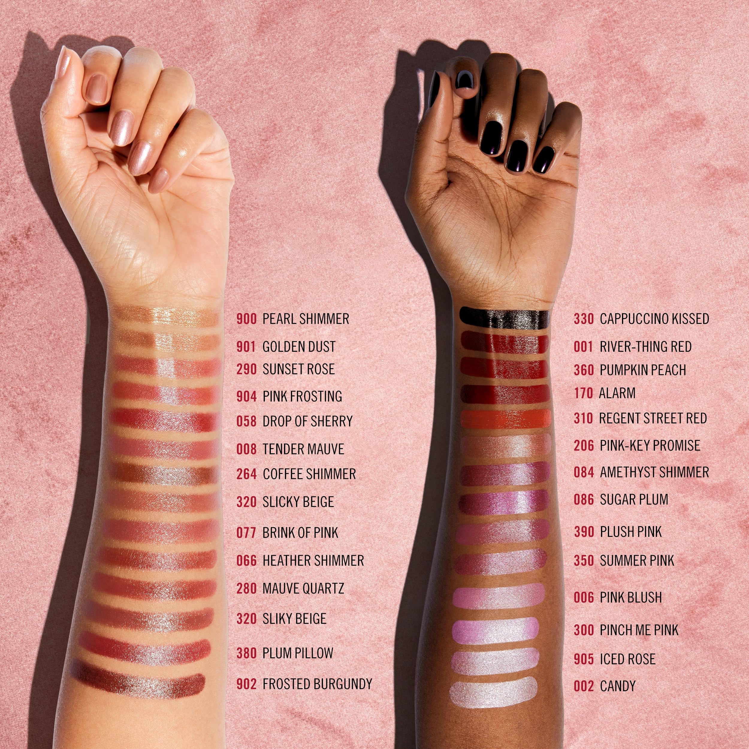 Rimmel Lasting Finish Lipstick 300 Pinch Me Pink - Creamy Satin Finish Long-Lasting Vegan Formula 8