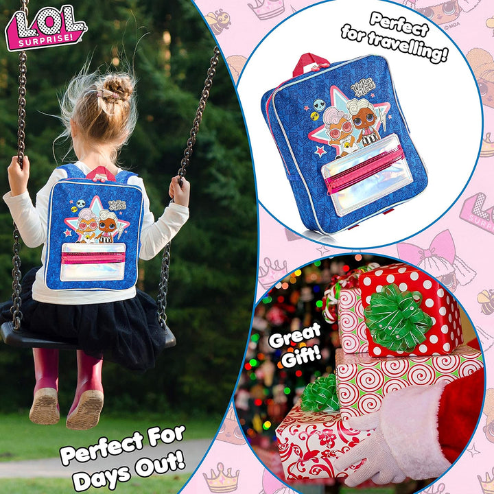 LOL SURPRISE Unisex Pocket Backpack, Leisure and Sportwear, Multicolor (NI-420-050)