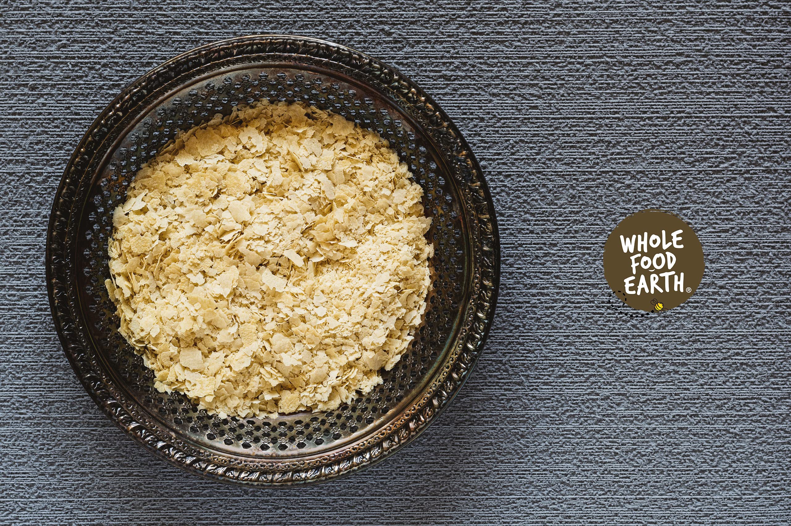 Wholefood Earth Nutritional Yeast Flakes with B12 - 1 kg Dairy Free GMO Free 6