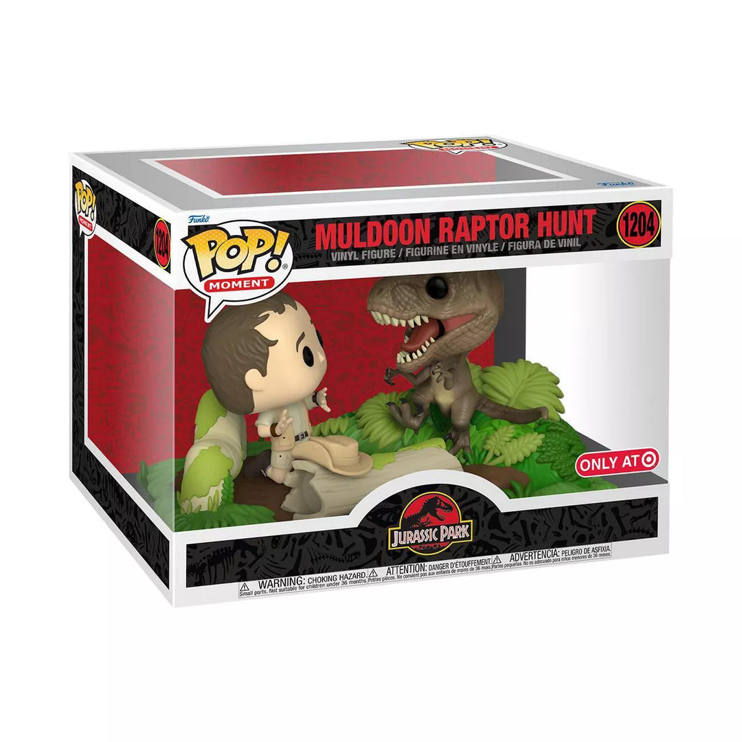 Jurassic Park Muldoon Raptor Hunt Exclusive Funko 62811 Pop! VInyl #1204