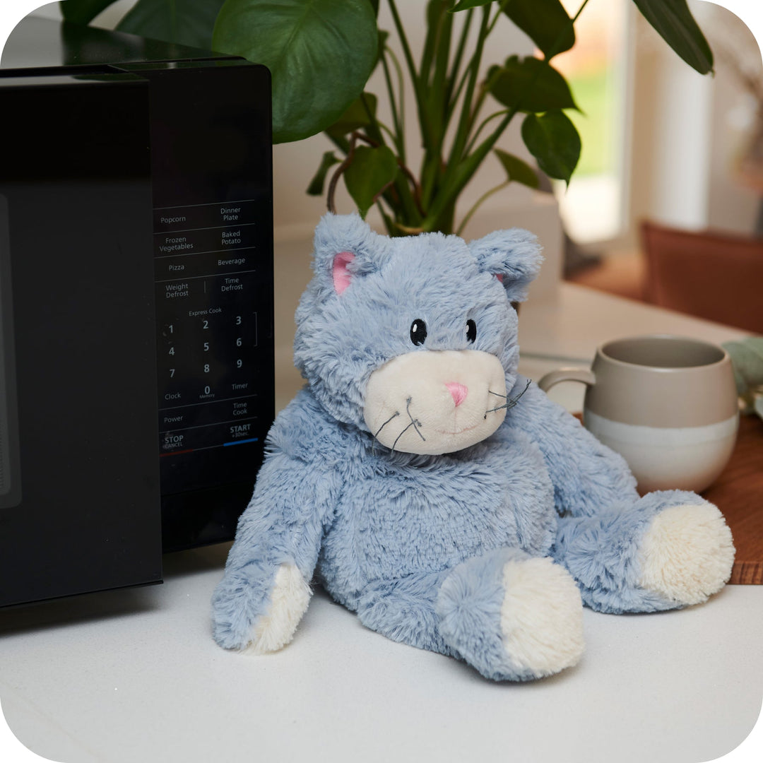 Warmies 13" Blue Cat - Microwaveable Lavender Scented