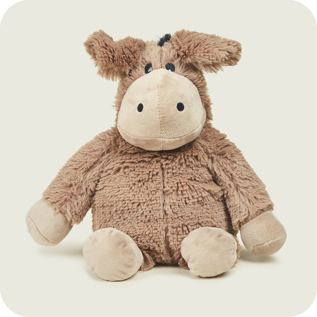 Warmies 13'' Donkey - Fully Heatable Cuddly Toy scented with French Lavender