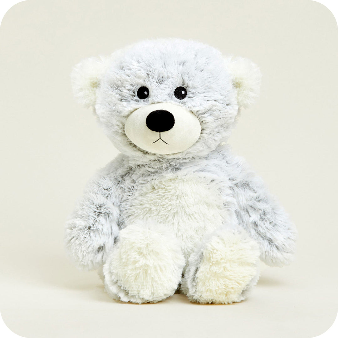 Warmies 13" Marshmallow Grey Bear