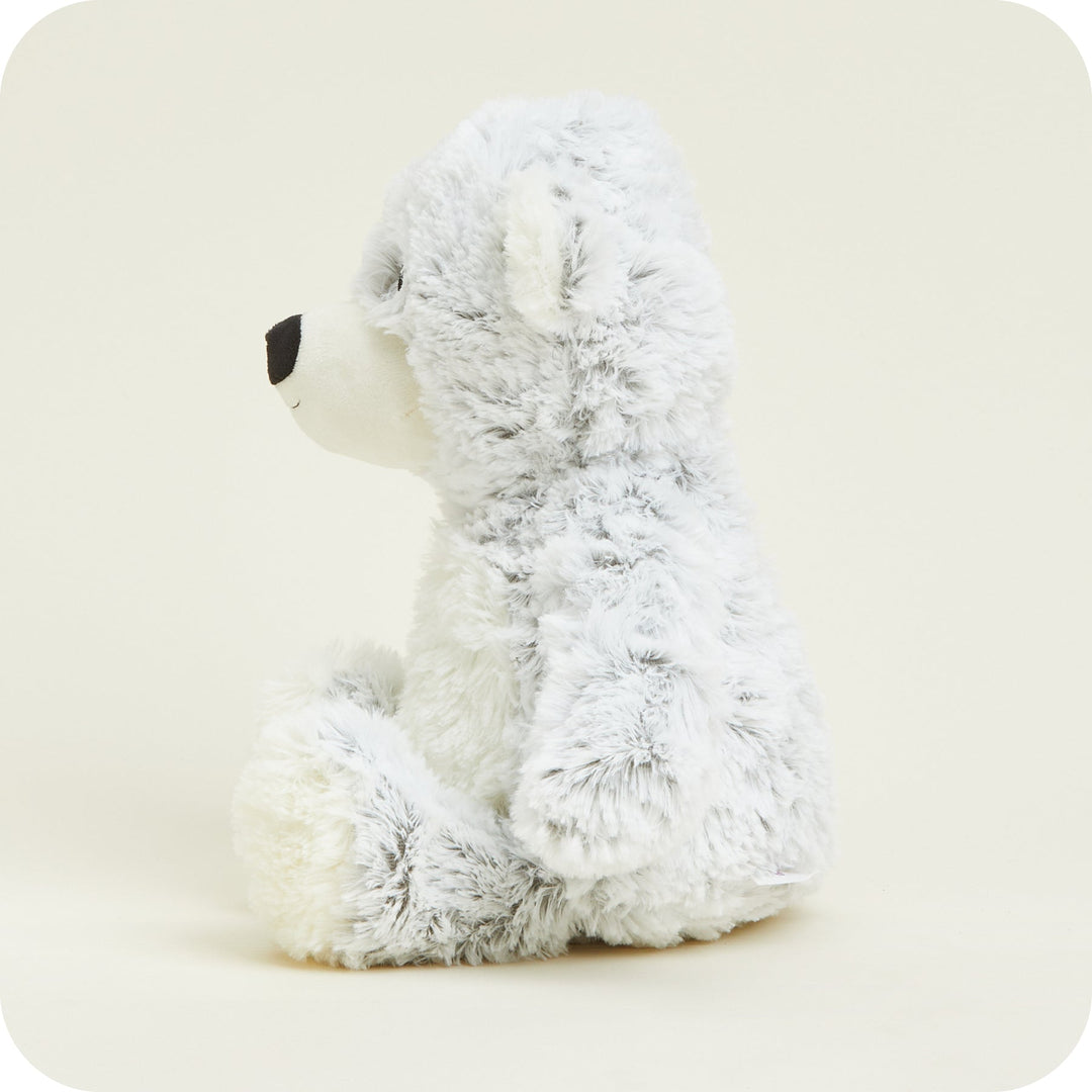 Warmies 13" Marshmallow Grey Bear