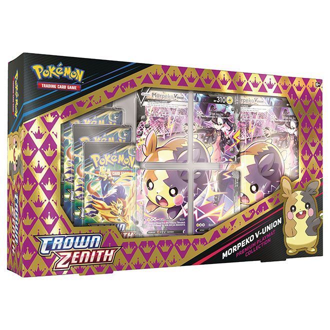 Pokemon TCG: Sword & Shield 12.5 Crown Zenith Premium Playmat Collection - Morpeko V-Union