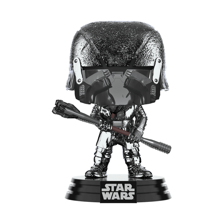 Star Wars Caballero de Ren (Club de Guerra, Hematites) Cromado Funko 47242 Pop! Vinilo #332