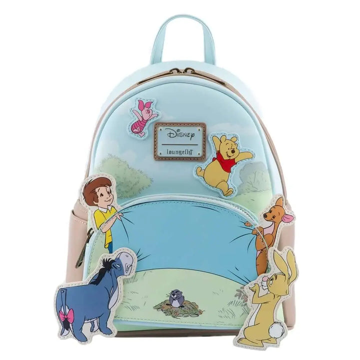 Loungefly Disney Winnie the Pooh 95th Anniversay Celebration Toss Womens Mini Backpack