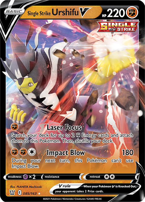 Pokémon | Single Strike Urshifu / Rapid Strike Urshifu League Battle Deck (One at Random)
