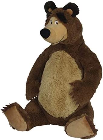 Masha & The Bear 43cm Soft Plush Bear - Official Licensed Toy for Ages 3+