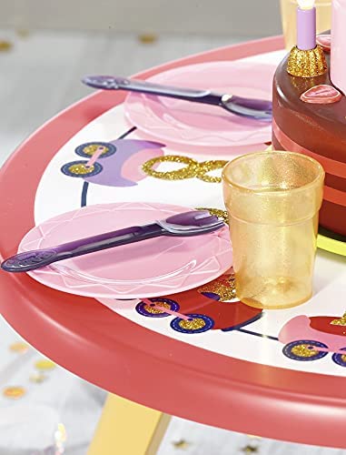 BABY Born 831076 EA Happy Birthday Party Table, Colourful