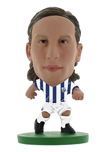 SoccerStarz SOC337 Classic West Brom Jonas Olsson Figure Home Kit