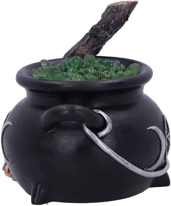 Nemesis Now Bubbling Cauldron 14.5cm, Black