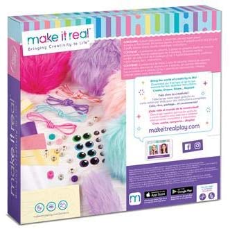 Make It Real CuddleMob Diy Kit de manualidades con personajes de pompones para niñas